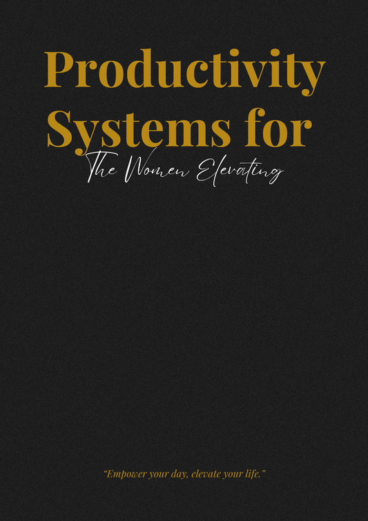 e-Book | Productivity Systems for The Woman Elevating